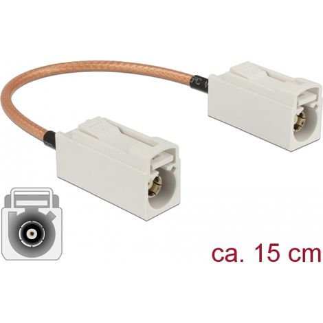 Delock cable de antena fakra b hembra  fakra b hembra rg-316 15 cm