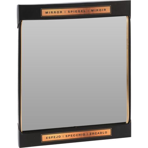 SPECCHIO RETTANGOLARE CON CORNICE ORO 45X35CM