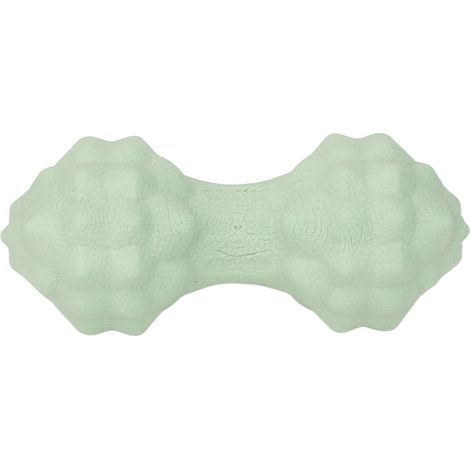 Balle de massage en forme de cacahuète, multidirectionnelle et ergonomique, douce pour la réduction du stress - Version double balle de lacrosse verte (1/5)