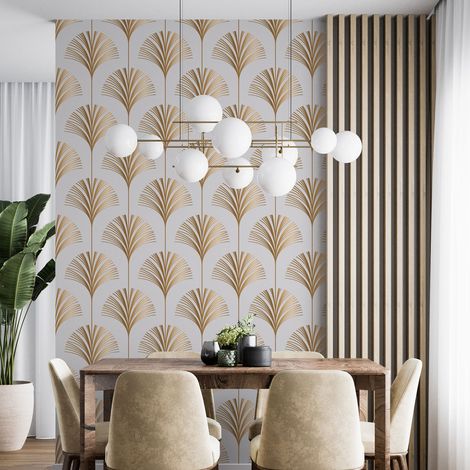 Papier peint - Motif oriental - 1 LÉ de 60x260 cm - Surface L 60 x H 260 cm (1/4)