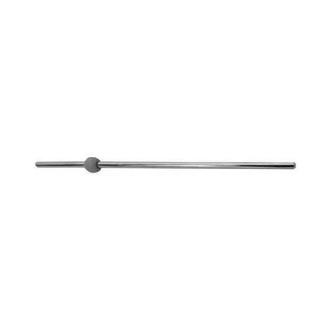 ASTA ORIZZONTALE ACCIAO INOX CON  SFERA DM 12