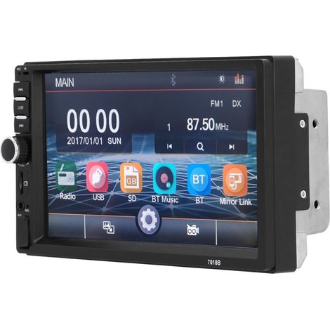 7-Zoll-Touchscreen-MP5-Autoradio-Multimedia-Player mit Rückfahrkamera und Freisprecheinrichtung für Fahrzeugmodifikationen (1/5)