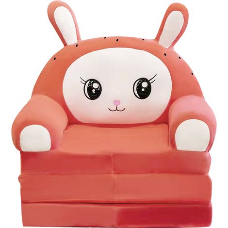 Housse de canapé-lit à motif animal mignon, canapé-lit pliant 2 en 1 pour enfants, convient au salon et à la chambre. (1/5)