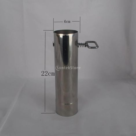 Pièces détachées pour cheminée de poêle de camping, accessoires pour poêle à bois de tente portable, conduit de cheminée, réchauds de cuisine portables (1/5)