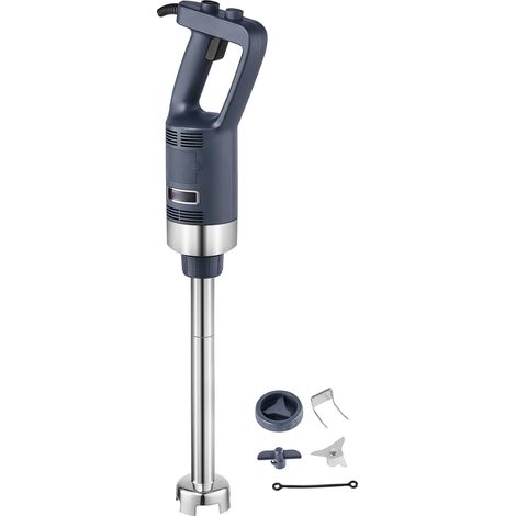 Mixeur plongeant professionnel 500W, vitesse variable sans paliers, lame en inox, idéal pour potages, sauces, purées et crèmes. Portable et robuste. (1/5)