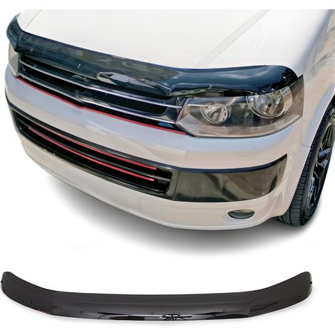 Deflecteurs d'air Capot de Voiture pour VW Transporter T5 2010-15 Acrylique Noir