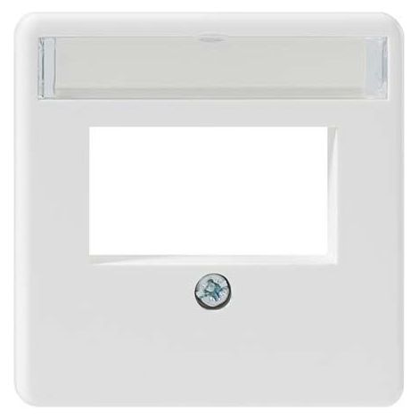 Rutenbeck Zentralplatte 2-fach,rws RAL9010 ZSt UM-MA 2 rws