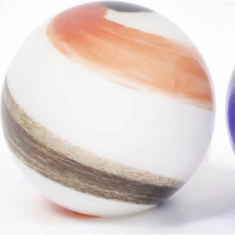 Lampe boule Galaxie led orange verre 29x29x29cm (1/2)