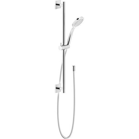 Gessi Emporio ensemble barre de douche 600 mm, rosace carrée,