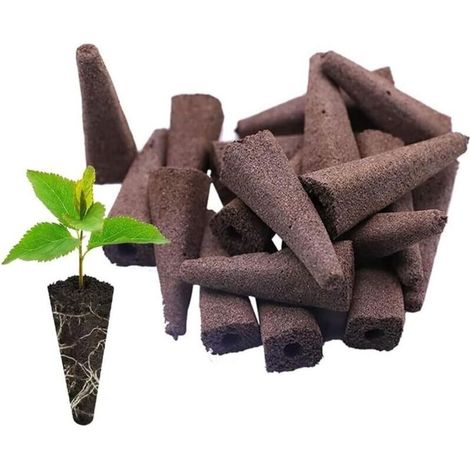 50pcs Éponges de Culture, Éponges de Croissance des Racines de Remplacement Compatibles,ponges de culture pour culture hydroponique, gousses de croissance des racines (1/5)