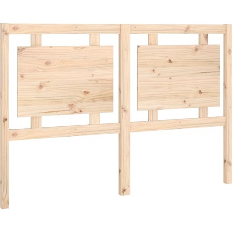 Testiera per Letto 145,5x4x100 cm in Legno Massello di Pino vidaXL