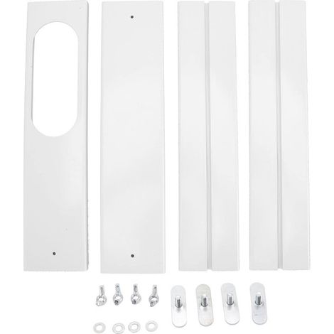 Kit de aire acondicionado portátil - Juego de sellado para ventanas - Refrigeración de verano - Ajustable de 43 a 140 cm - Juego de 4 piezas (1/5)