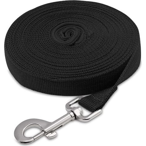 Longe pour Chien 5m, Laisse de Dressage Longue pour Chiens, Idéal pour la randonnée, Le Camping, l'entraînement, la Plage