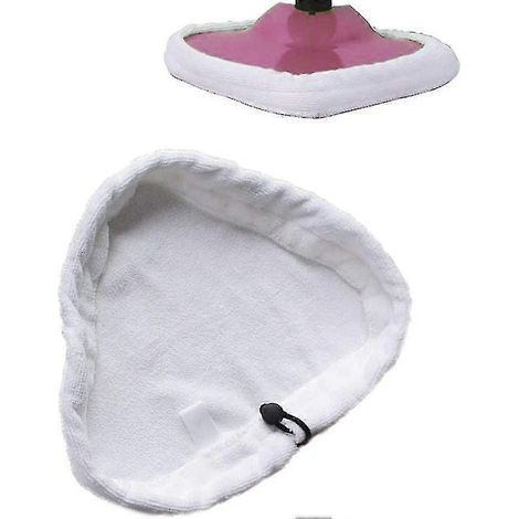 Lot de 8 lingettes de rechange pour balai vapeur, lingettes en microfibre lavables, lingettes pour balai vapeur, housse de rechange triangulaire pour balai vapeur, vapeur