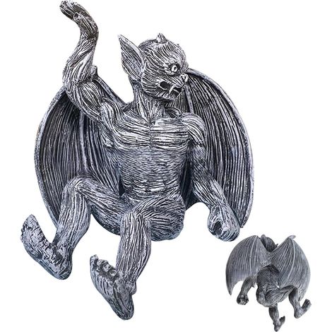 Ghost Bat Statue 5 12 Zoll großes Harzornament im Horror