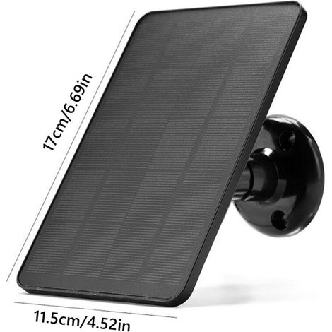 Solar panel for IP6 security camera, 360-degree waterproof continuous power supply with 10W 5V charging panel, DC5521 port (1/5)