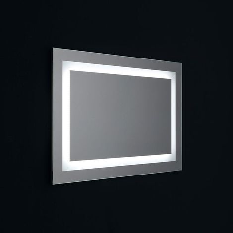 Miroir Pour Salle De Bain 90X60 Avec Led Réversible + Allumage Touch (1/4)