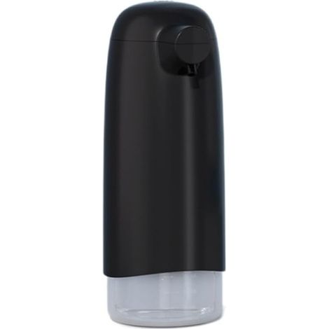 Distributeur de savon automatique mural sans contact avec pompe électrique anti-goutte pour hôtel, restaurant - Noir - 10,3 x 7,4 x 18,2 cm (type mousse noire) (1/5)