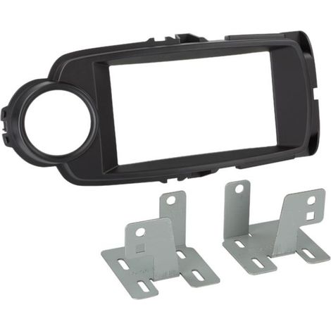 Kit Facade autoradio 2DIN compatible avec Toyota Yaris ap14 Noir