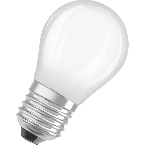 OSRAM en forme de mini bouclassique, avec filament LED décoratif, classe d'efficacité énergétique A, E27, 1,2 W, 255 lm, 4000 K, blanc froid. Sans échauffement, 100% d'éclairage immédiat.