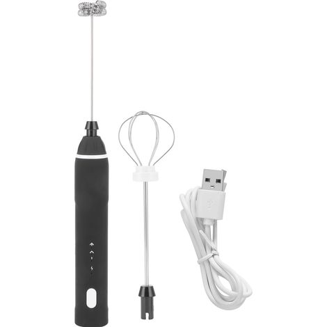 Mousseur à lait électrique portable, rechargeable par USB, mixeur multifonction et batteur à œufs pour la cuisine (1/5)