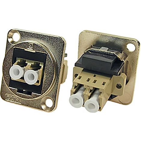 Connecteur pour fibre optique LC Duplex, Multimode ( Prix pour 1 )