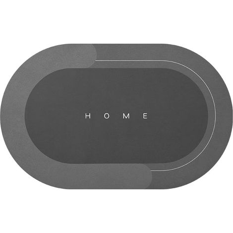 Tapis de bain doux en microfibre, tapis de sol ultra-absorbant, tapis de bain à séchage rapide, tapis de douche à la boue de diatomées, tapis de sol durables (1/5)