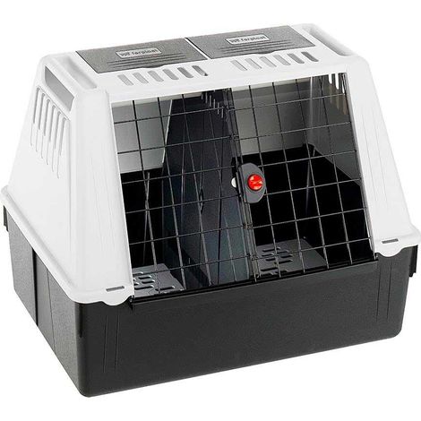 Ferplast Atlas Car 80 transportín para perro gris robusto (1/3)