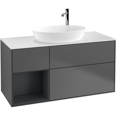 Villeroy & Boch F941HGGK Meuble sous-lavabo Finion F94 (1/2)