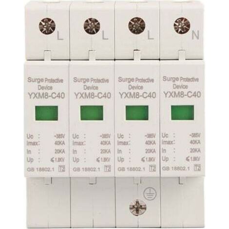 Vtizikl 4P 40KA House Surge Din Rail Lowvoltage Protector Dispositif d'arrêt pour la protection contre le tonnerre