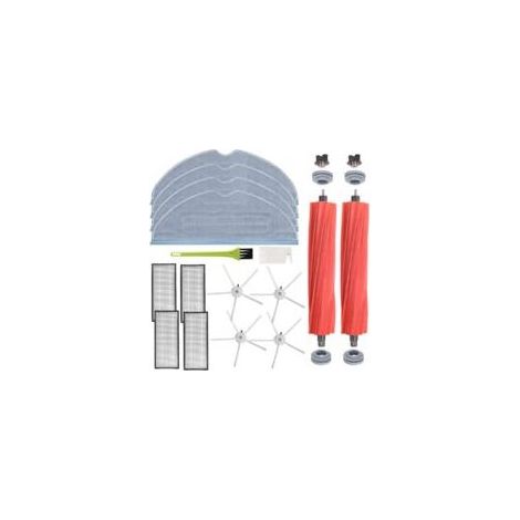 Accessoires pour Roborock S7 MaxV Ultra / S7 MaxV / S7 Plus / S7 Max / S7 / S7 Pro Ultra Robot (4 Serpillière + 2 Brosses Principales + 4 Brosses Latérales + 4 Filtres + 2Brosse de Nettoyage) (1/5)