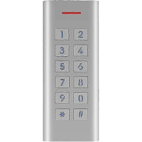 Clavier de contrôle d'accès autonome étanche IP68 pour 1000 utilisateurs (2025), boîtier métallique, lecteur de cartes de sécurité, ouvre-serrurier électrique, relais simple K6 (1/5)
