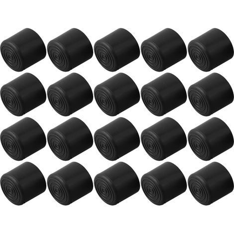 20 embouts en caoutchouc pour pieds de chaise, protections pour pieds de chaise, couvre-pieds de chaise, embouts pliables pour pieds de chaise, embouts pour pieds de table, réduction du bruit (22 mm) (1/5)