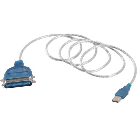 Câble adaptateur USB vers parallèle IEEE 1284 pour imprimante (pour connecter une ancienne imprimante parallèle à un port USB) (1/5)