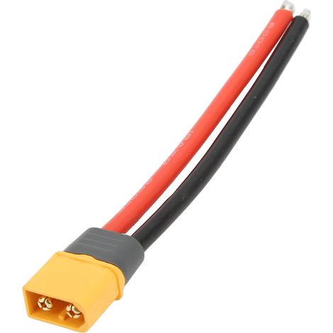 Connecteur XT60H Mâle avec Fil Silicone 12AWG pour Modèles RC Voiture Avion Bateau (1/5)