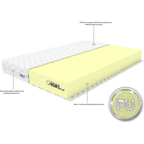 Materasso SIMPLE 80x200 H4 - rigido Basic - Microfibra