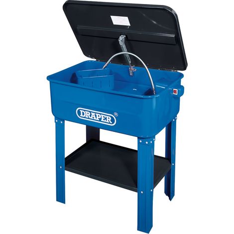 Draper 230V Floor-Standing Parts Washer Model 37825 – Free-Standing Industrial Parts Cleaning Equipment (1/5)