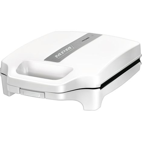 MPM MOP-35 Appareil à Sandwichs pour 4 Sandwiches, 8 en forme de Triangle, Antiadhésif 1600W Blanc (1/5)