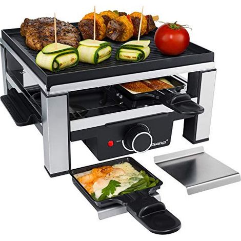 Steba RC 104 appareil à raclette noir 25x25 cm