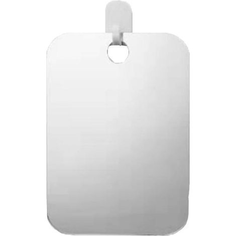 Miroir De Douche Grande Grand Miroir De Douche Antibuée sans Cadre Rasage,Miroir De Douche Grande Miroir acrylique robuste et léger, 20×25 cm, avec suspension adhésive,pour la douche et le voyage (1/5)