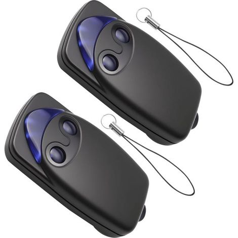 Telecomando per cancello (433,92) MHz per NICE FlO2r-s, 2 pezzi, telecomandi a 2 canali per cancelli per porte da garage automatizzate (1/5)