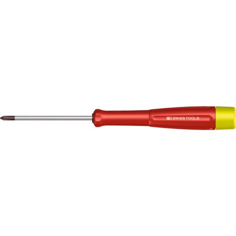 PB Swiss Tools Tournevis pour l'électronique pour vis Phillips, Taille empreinte cruciforme: 0