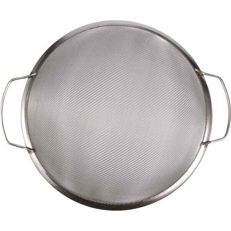 Filtre à Peinture Inoxydable 60 Mesh Entonnoir à Miel avec Couvercle 11,4 Pouces