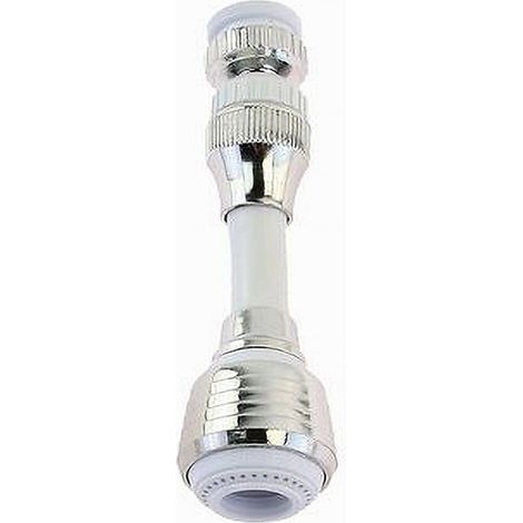 Cleafe - Aeratore Rompigetto Lavello Rubinetto Cucina Cromato Snodato Bianco Cromo 87166 - (1/2)