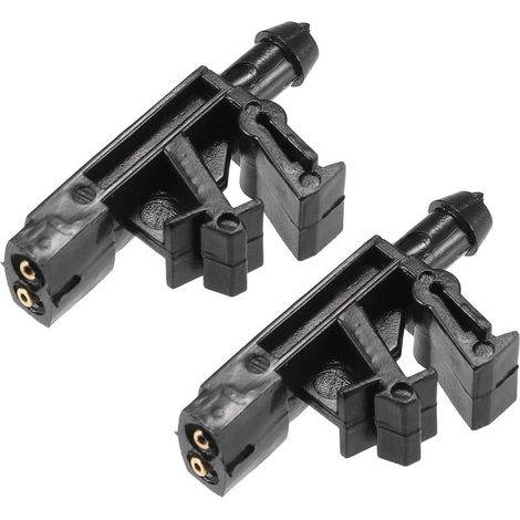 2 pcsPare-brise Essuie-glace Lave-glace Gicleur Vaporisateur Gicleur pour Peugeot (1/5)