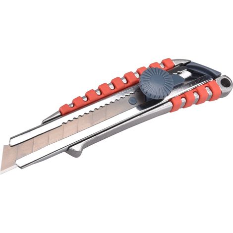Taglierino a spezzare in metallo EXTOL PREMIUM con rinforzo in metallo e rotella, 18 mm (1/2)