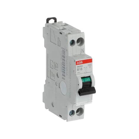 Interruttore automatico SN201 1P+N (Neutro a destra) B16 6kA - ABB2CSS255101R0165