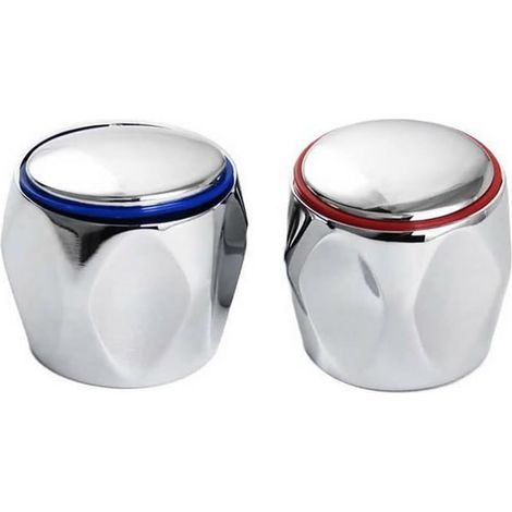 Sollbry Cabezal de grifo de agua fría y caliente para cocina y baño cromado (1/5)