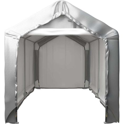 Maison Exclusive - Tenda Capannone 180x300 cm in Acciaio Grigio