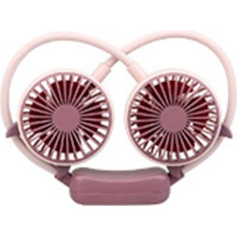 Tragbarer Ventilator – Freihändiger USB-Ventilator – Mini-Ventilator für Sport und Büro – 3 Geschwindigkeitsstufen – Wiederaufladbarer Akku – 1 Stück (1/5)